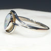 Silver Opal Ring Side View