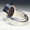 Natural Australian Boulder Opal Silver Ring - Size 8.5 Code - SRD40