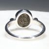 Australian Solid Boulder Opal and Diamond Silver Ring - Size 6.25 Code - SRD42