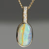 Australian Opal Pendant Gold