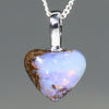 Australian Opal Heart Pendant