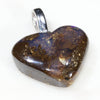 Silver Opal Pendant Top View