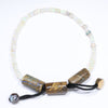 Natural White Opal with Natural Boulder Opal Trim