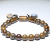 Natural Australian Boulder Opal Adjustable Bracelet
