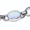 Australian Boulder Opal Silver Bracelet  19cm Code-BR514
