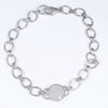 Natural Australian Opal Silver Bracelet 19cm Code-JJB03