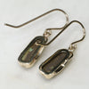 Natural Australian  Boulder Opal Gold Earrings (12 x 4mm) Code GE44