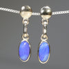 Natural Australian  Boulder Opal Gold Earrings Code - GE36