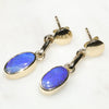 Simple 10k Gold Earring Drop Design