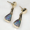 Simple Gold Drop Earring Design