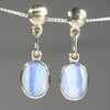 Australian Boulder Opal Gold Earrings (9 x7mm) Code GE39