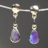 Natural Australian Gold Opal Drop Studs 