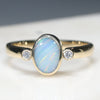 Natural Diagonal Stripe Opal Pattern