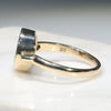 Natural Australian Boulder Opal and Diamond Gold Ring  - Size 7.75 Code - RL33