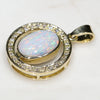 Elegant Easy Wear Gold Round Pendant Design