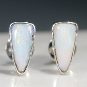 Opal Studs Sterling Silver