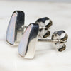 Australian Boulder Opal  Silver Stud Earring (10mm x 4.5mm) Code - SE304