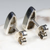 Australian Boulder Opal  Silver Stud Earring (10mm x 4.5mm) Code - SE304