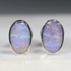 Natural Australian Boulder Opal  Silver Stud Earring Code -SE305