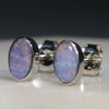 Natural Australian Boulder Opal  Silver Stud Earring Code -SE305