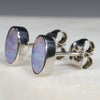 Natural Australian Boulder Opal  Silver Stud Earring Code -SE305