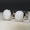 Natural Australian White Opal Silver Stud Earring Code -SE310