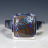 Sterling Silver-Solid Boulder Matrix Opal