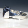 Natural Boulder Opal Matrix Mens Silver Ring -Size 11.25 Code-SM87
