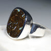 Sterling Silver - Solid Opalized Wood