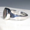 Australian Solid Boulder Opal Silver Ring - Size 10 Code - SM90