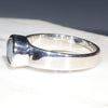 Silver Opal Ring Side View