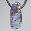 Natural Australian Solid Boulder Opal Side Drill Pendant
