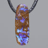 Natural Australian Boulder Opal Pendant (Length 23mm x Width 8mm) Code-SD466