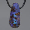 Queensland Solid Boulder Opal Side Drill Pendant