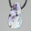 Natural Australian Boulder Opal Side Drill Pendant 