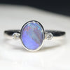 Natural Opal Ring Silver