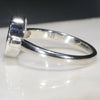 Silver Opal Ring Side View