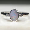 Australian Opal Ring Silver