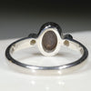 Australian Solid Boulder Opal and Diamond Silver Ring - Size 5 Code - RS76