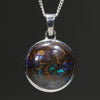 Matrix Opal Silver Pendant