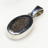 Natural Australian Boulder Opal Silver Pendant with Silver Chain (11.5mm x 7mm)  Code -SD178