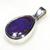 Natural Australian Boulder Opal Silver Pendant with Silver Chain Code -SD184