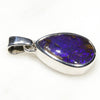 Natural Australian Boulder Opal Silver Pendant with Silver Chain Code -SD184