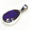 Natural Australian Boulder Opal Silver Pendant with Silver Chain Code -SD184