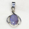 Natural Opal with Natural Diamond