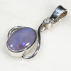 Sterling Silver- Solid Boulder Opal- Natural Diamond