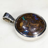 Silver Opal Pendant Side View