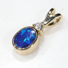 18k Gold- Natural Solid Boulder Opal-Natural Diamond