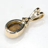 Natural Australian Boulder Opal and Diamond 18k Gold Pendant Code - PL31