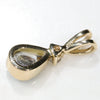 Natural Australian Boulder Opal and Diamond 18k Gold Pendant Code - PL39